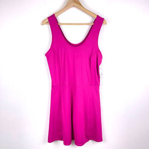 Xersion Tennis Dress With Shorts Pink Berry With Shorts